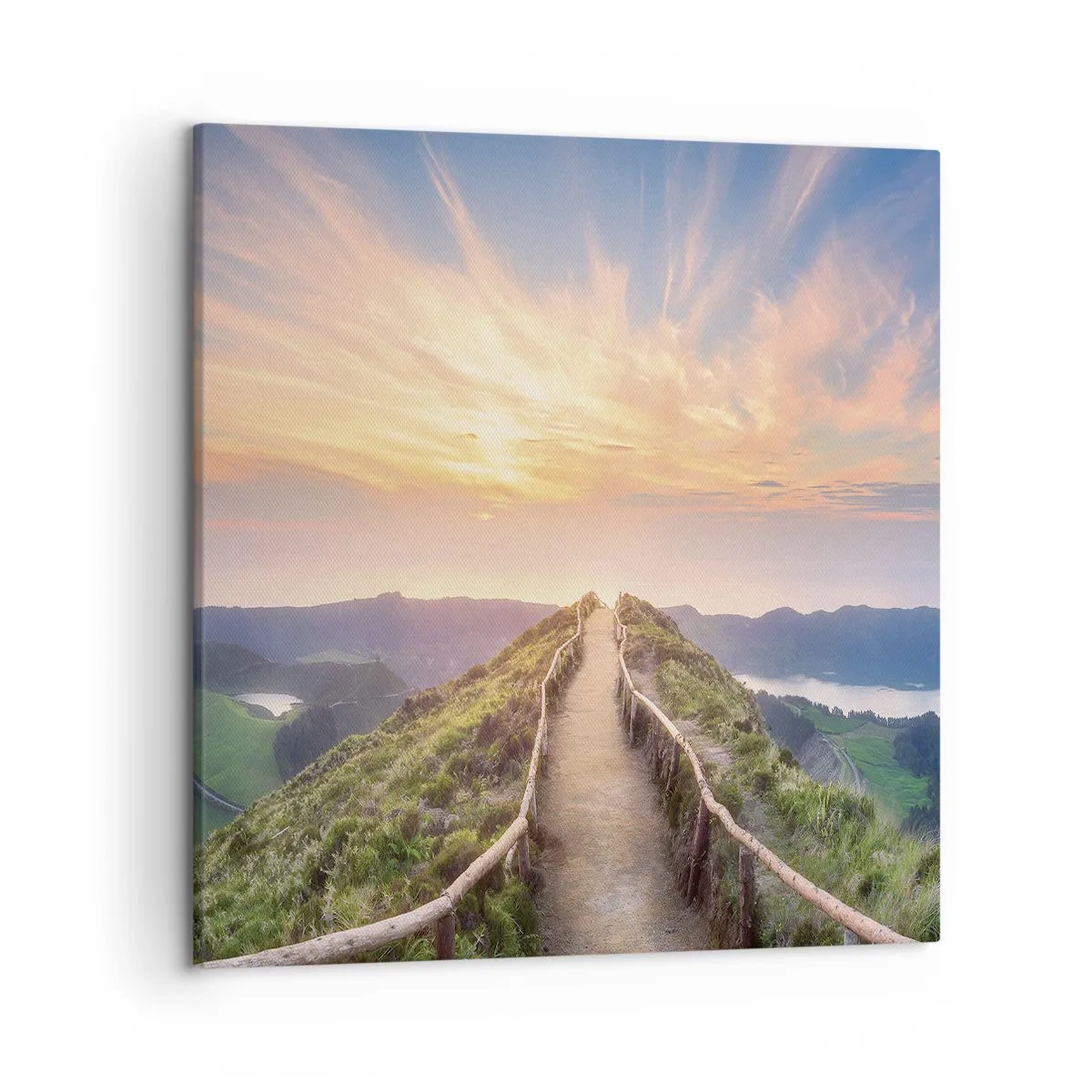 Canvastavla - Bild på duk - Nära himlen - 50x50 cm