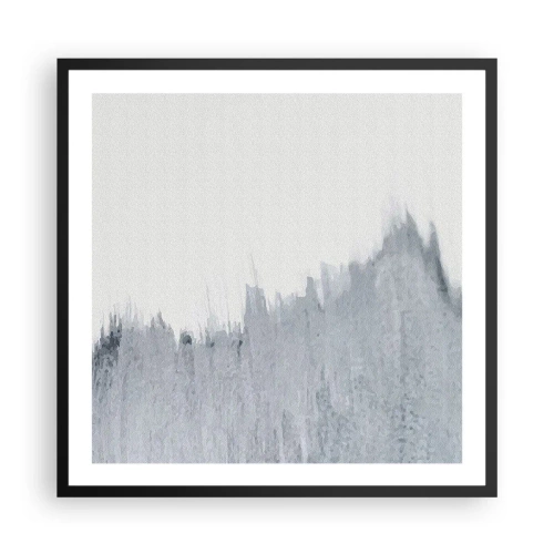 Affisch i svart ram - Mystisk skiva - 60x60 cm