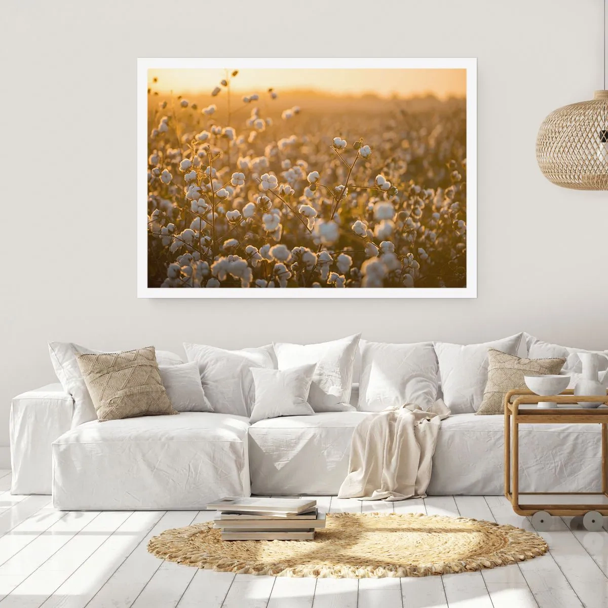 Affisch - Fluffigt fält - 100x70 cm