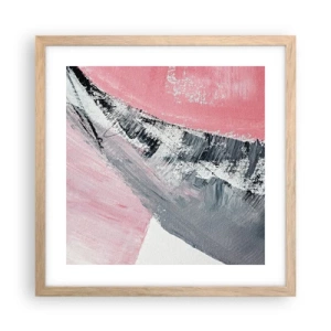 Affisch i ram av ljusek - Anpassad komposition - 40x40 cm