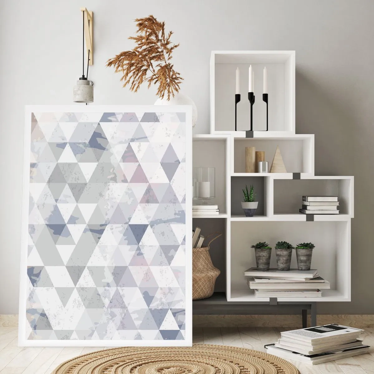 Affisch - Trianglar - 61x91 cm