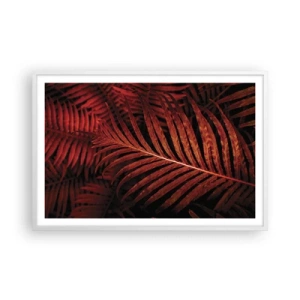 Affisch i vit ram - Livets glöd - 91x61 cm