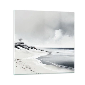 Glastavla - Bild på glas - Alltid tillsammans - 50x50 cm