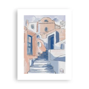 Affisch - Exotisk stad - 30x40 cm
