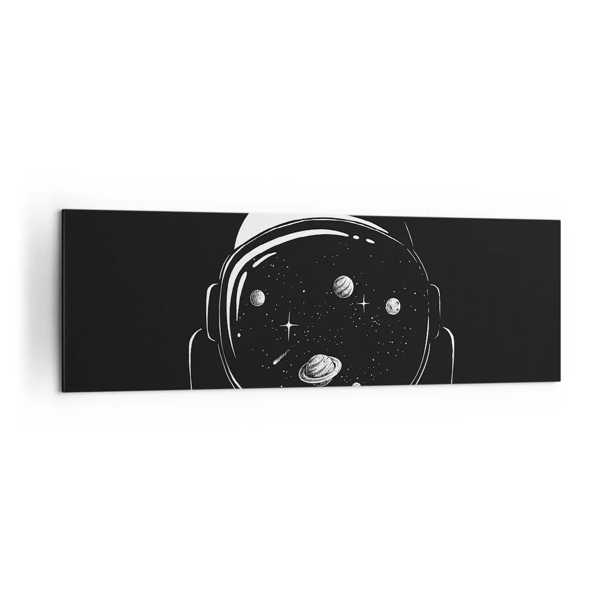 Canvastavla - Bild på duk - Fin utsikt - 160x50 cm