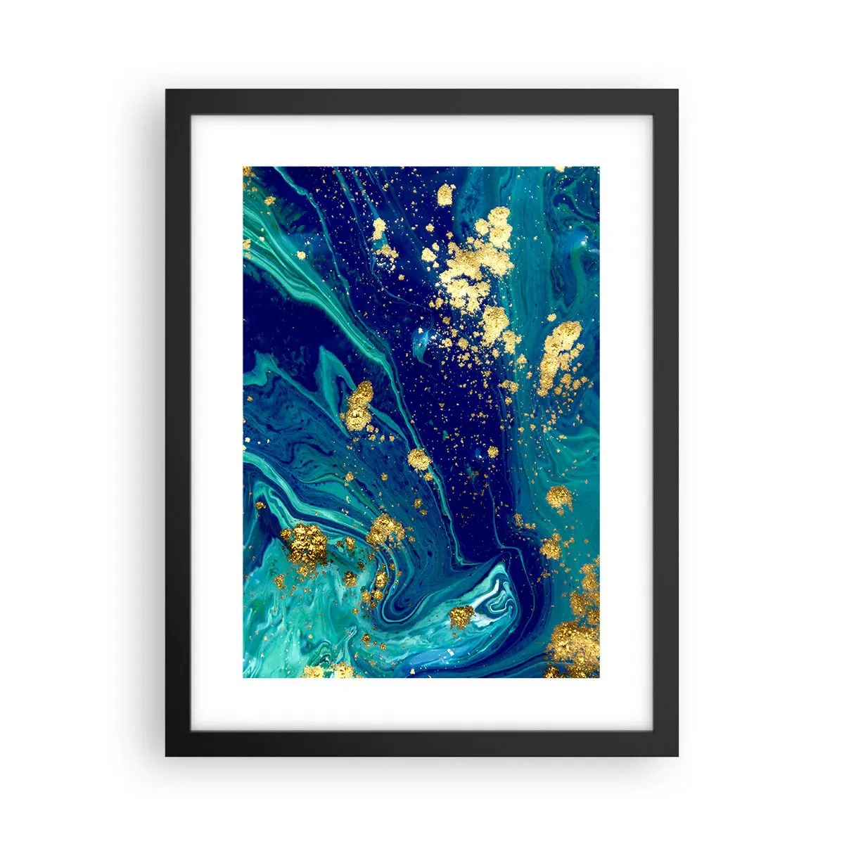 Affisch i svart ram - Solflingor  - 30x40 cm