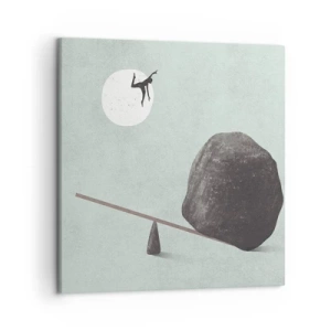 Canvastavla - Bild på duk - Uppfylld dröm - 50x50 cm