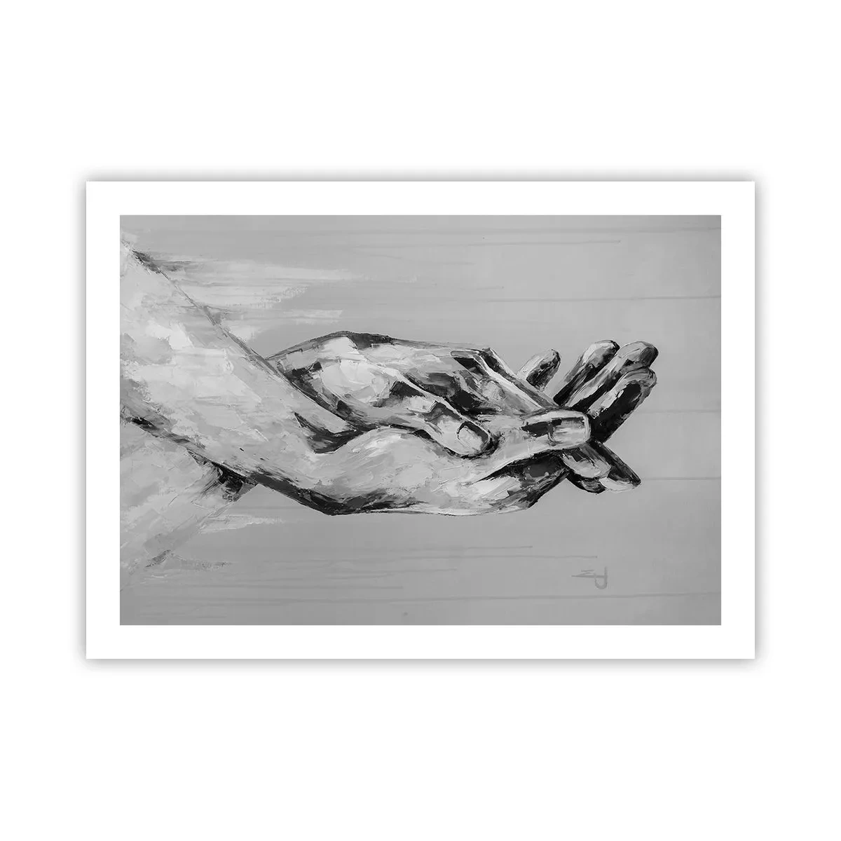 Affisch - Början... - 70x50 cm