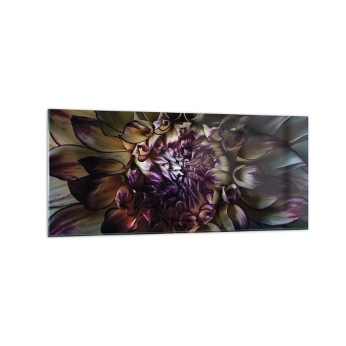 Glastavla - Bild på glas - Blommande ungdom - 120x50 cm