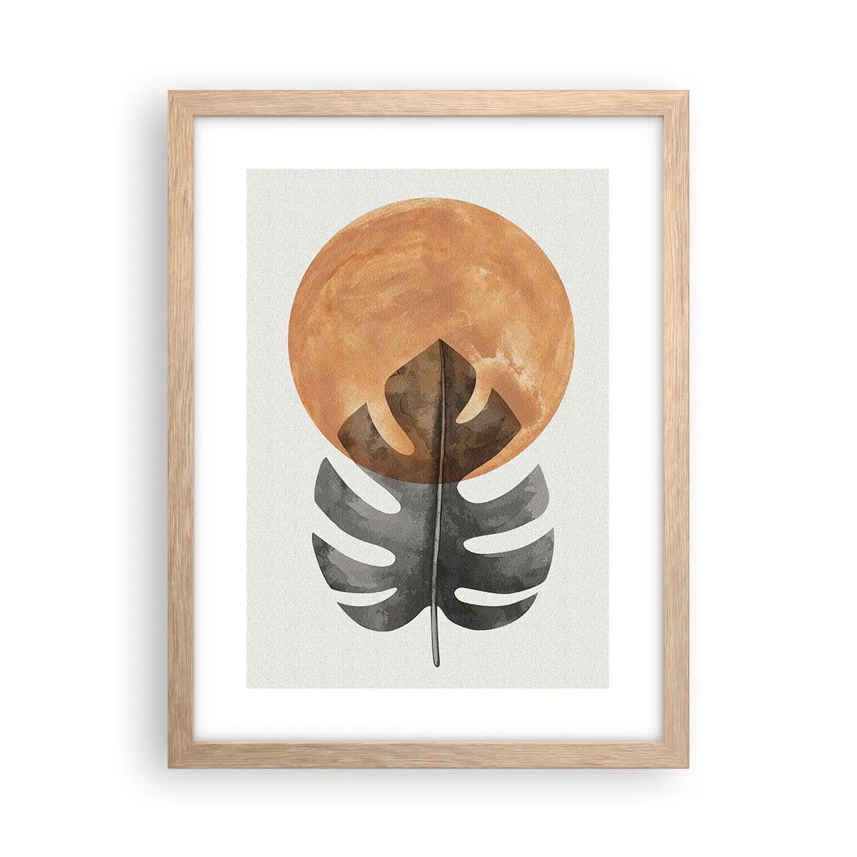 Affisch i ram av ljusek - Alltid solen - 30x40 cm