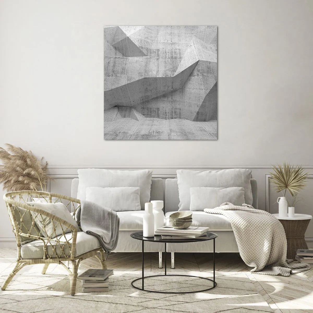 Glastavla - Bild på glas - En riktig utmaning - 40x40 cm