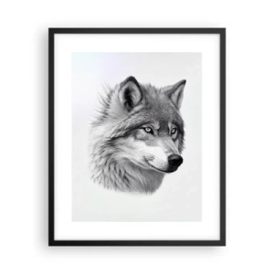 Affisch i svart ram - Alfa - utan tvekan - 40x50 cm