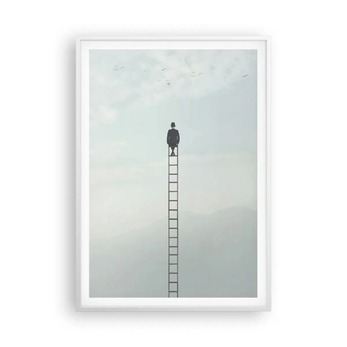 Affisch i vit ram - Var över det - 70x100 cm