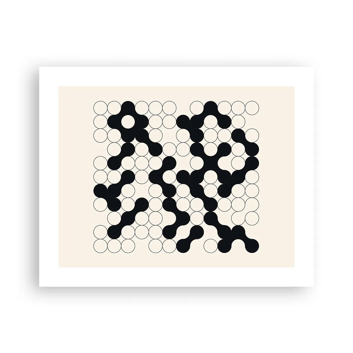 Affisch - Kinesiskt spel - variation - 50x40 cm