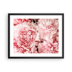 Affisch i svart ram - Rosa dröm - 50x40 cm