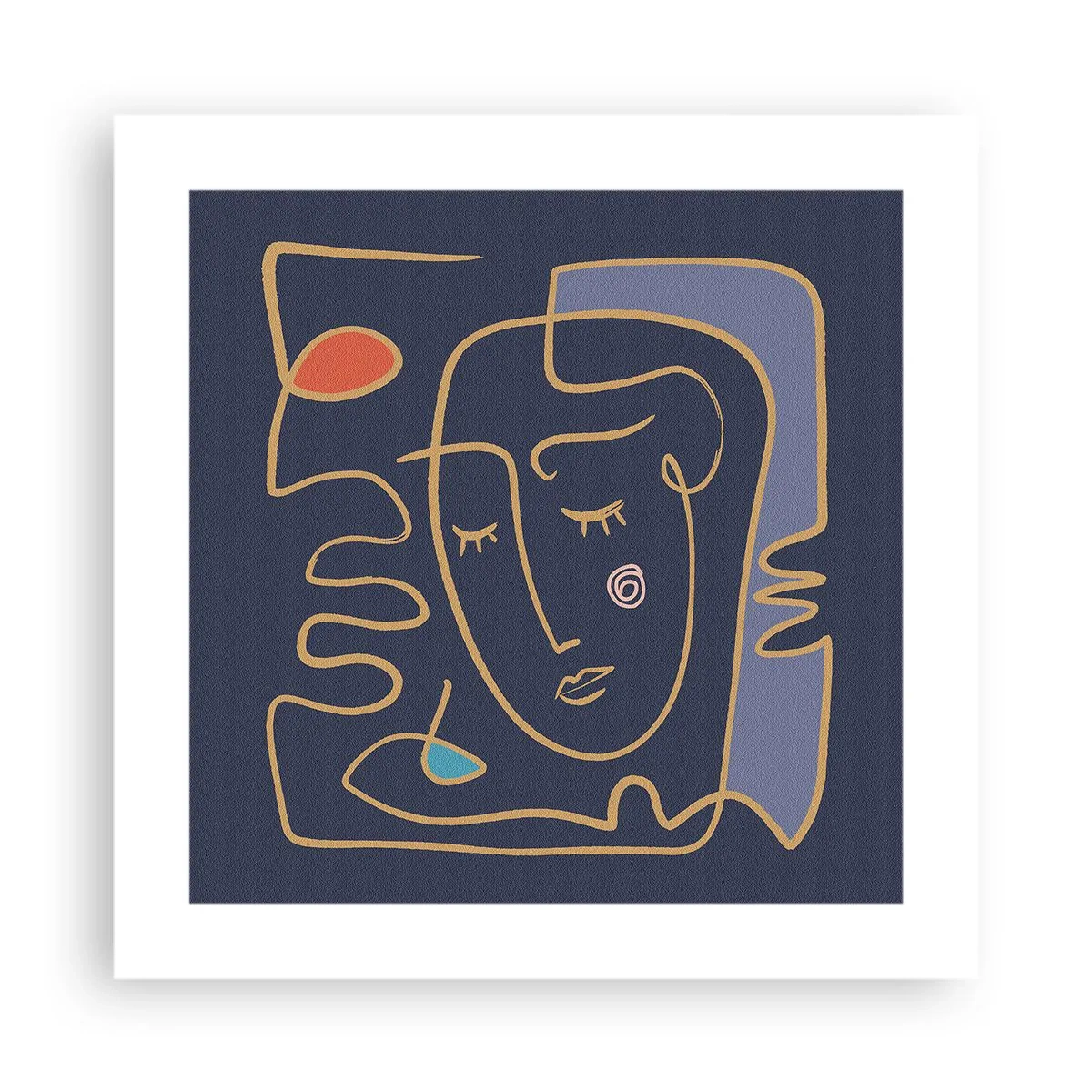 Affisch - I drömmarnas värld - 40x40 cm