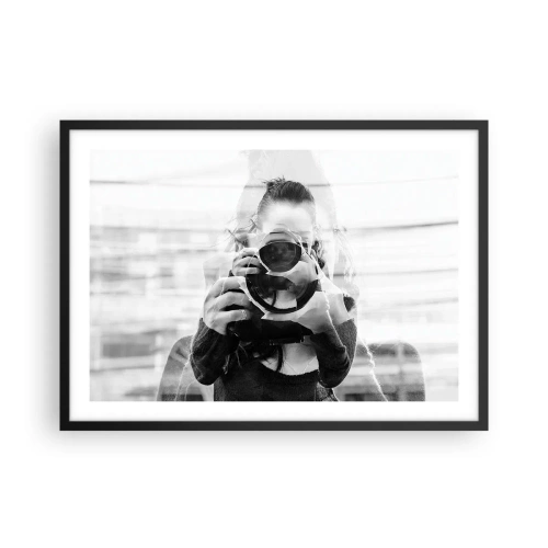 Affisch i svart ram - Skapare och material - 70x50 cm