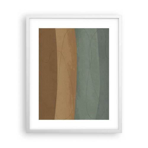 Affisch i vit ram - Horisontell komposition - 40x50 cm