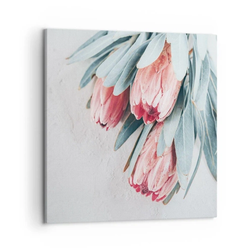 Canvastavla - Bild på duk - Generad av sin skönhet - 50x50 cm