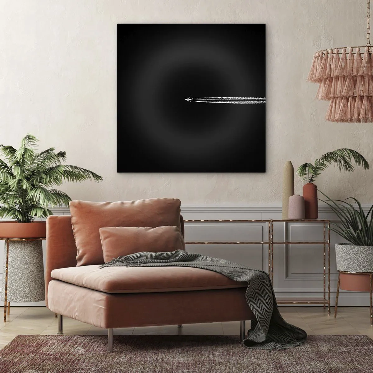 Canvastavla - Bild på duk - I en annan dimension - 70x70 cm