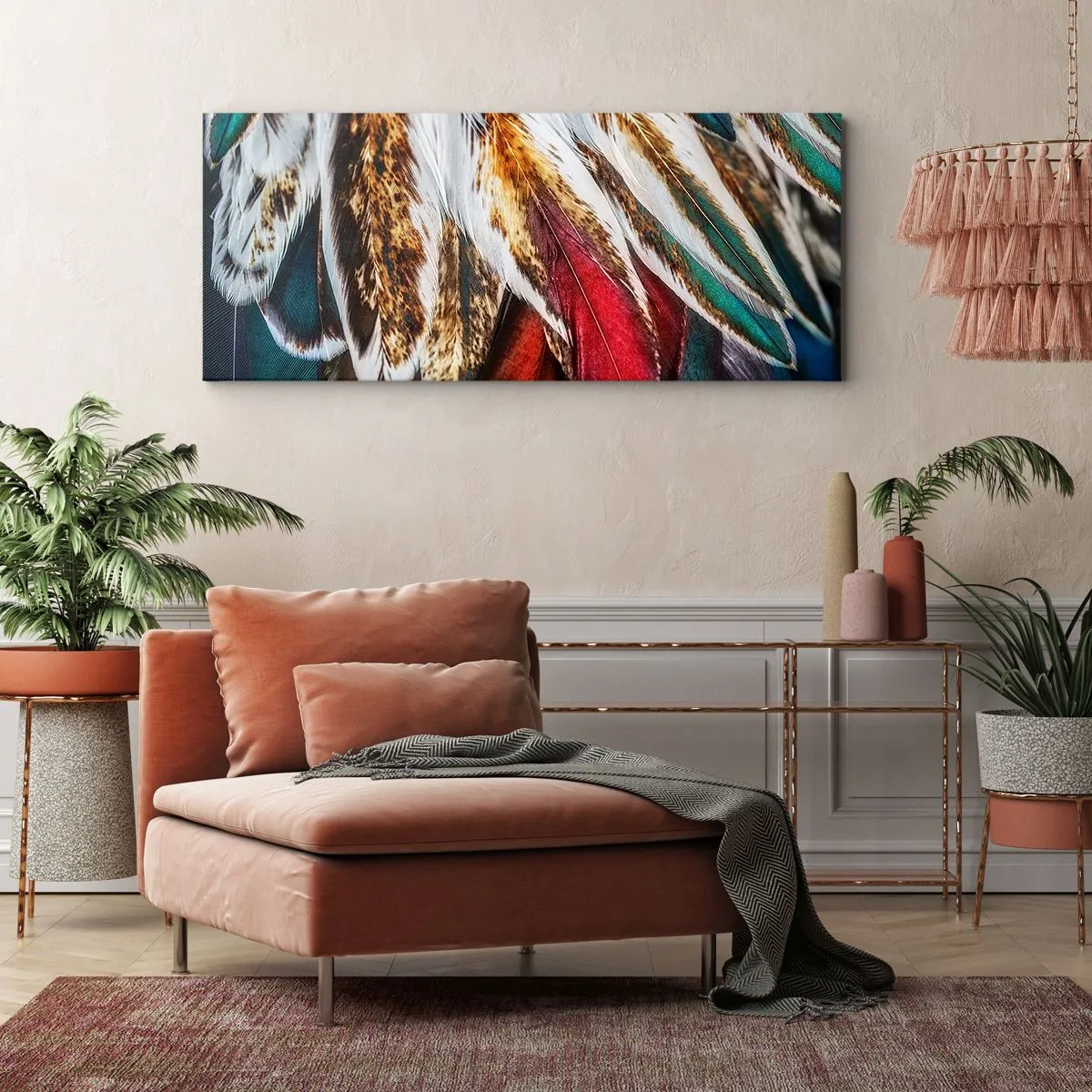 Canvastavla - Bild på duk - flyghemligheter - 160x50 cm