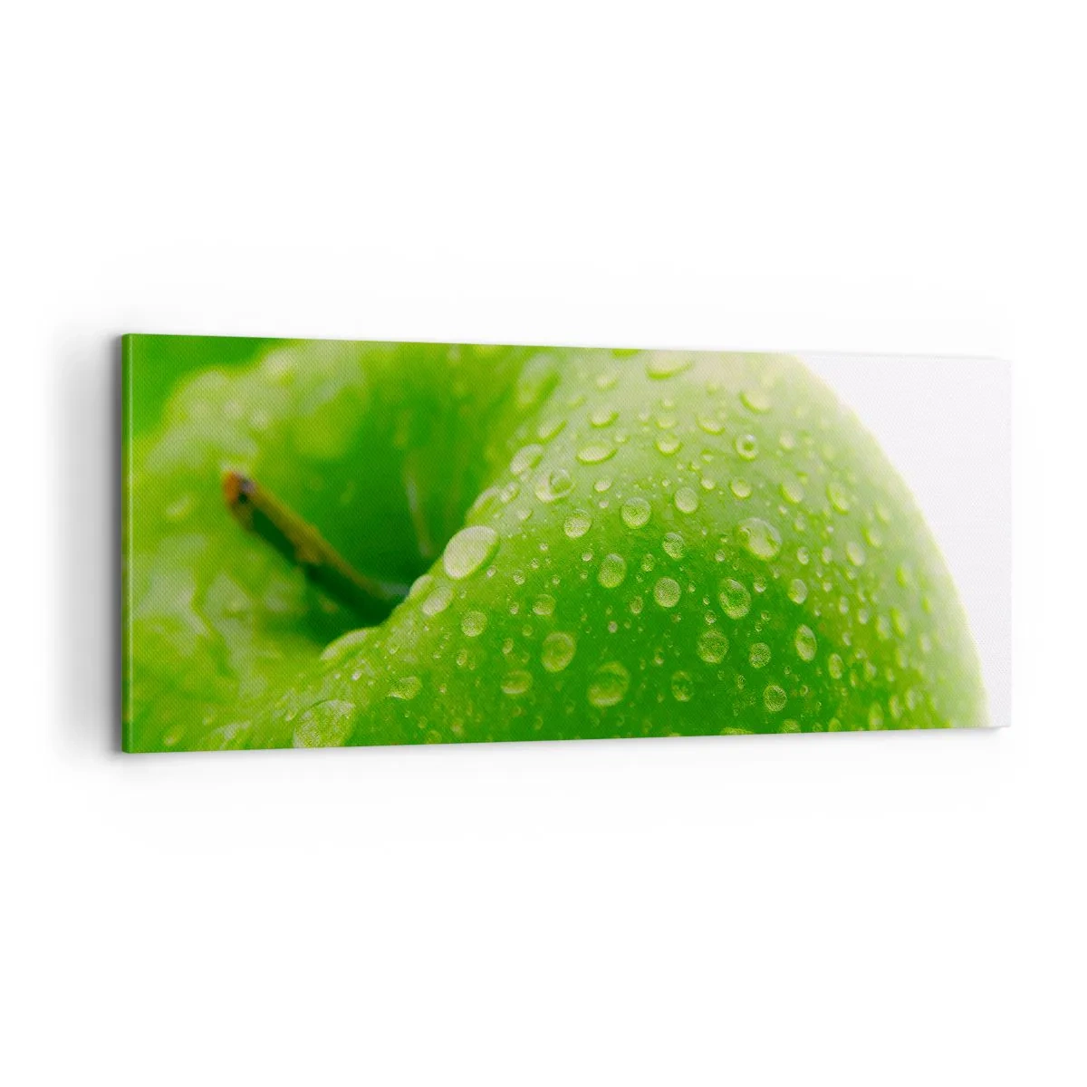 Canvastavla - Bild på duk - Kylig grön fräschhet - 100x40 cm