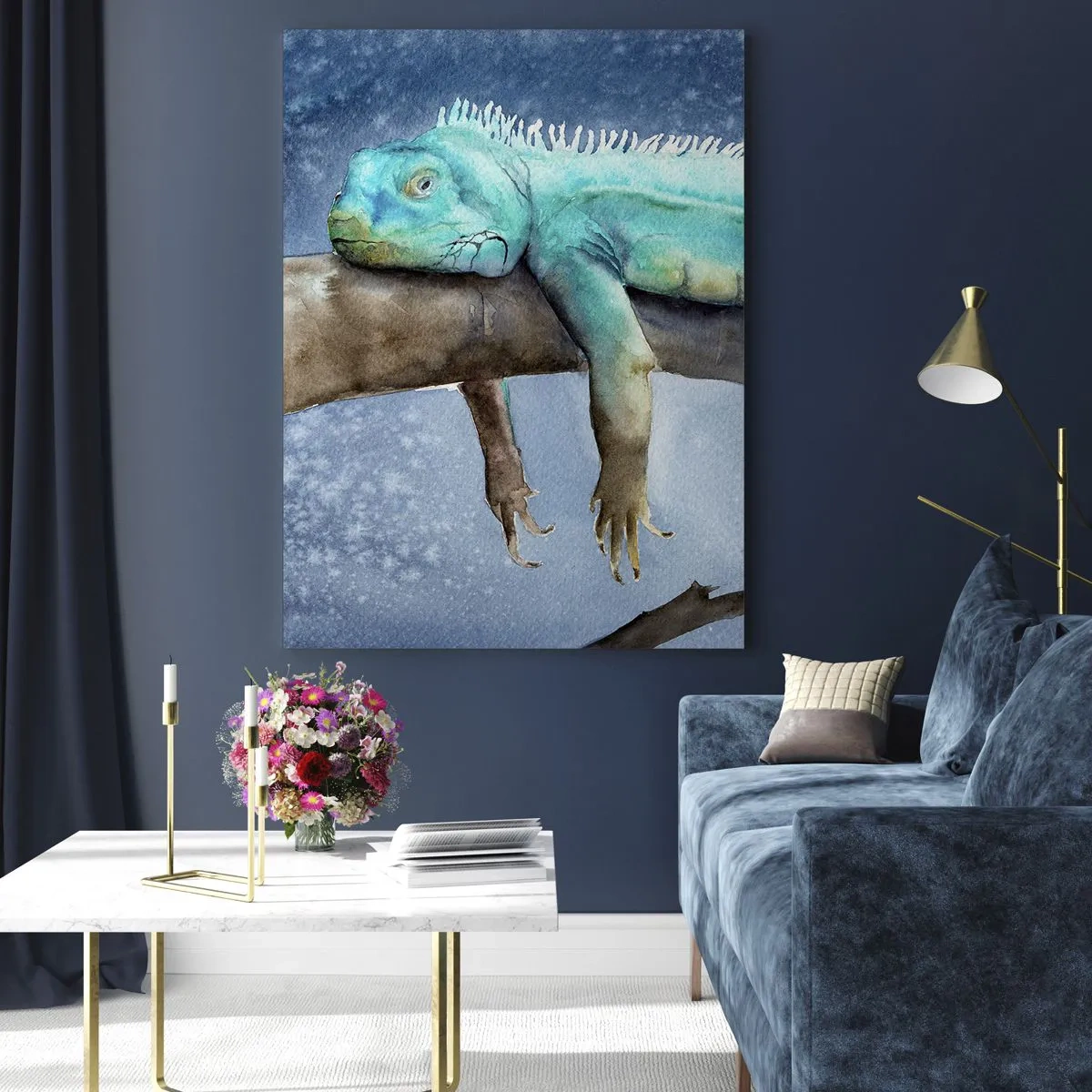 Glastavla - Bild på glas - Det är bra! - 80x120 cm