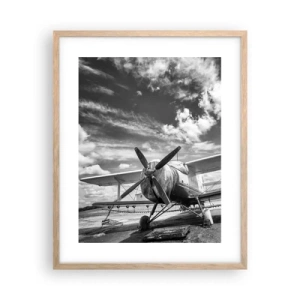 Affisch i ram av ljusek - Jag kan inte vänta! - 40x50 cm