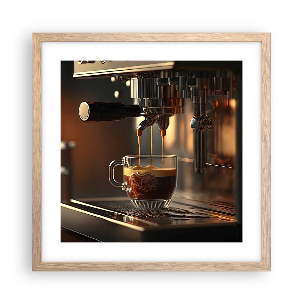 Affisch i ram av ljusek - En sensuell blandning - 40x40 cm