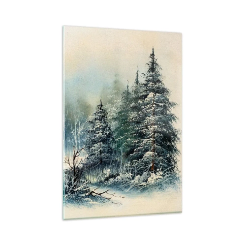 Glastavla - Bild på glas - Redo för Julen - 80x120 cm