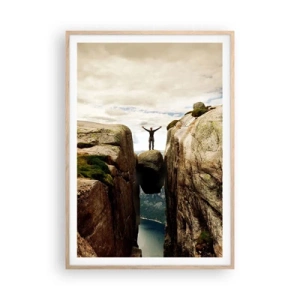 Affisch i ram av ljusek - Hur jag mår?! - 70x100 cm