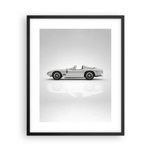 Affisch i svart ram - Ett löfte om lek - 40x50 cm