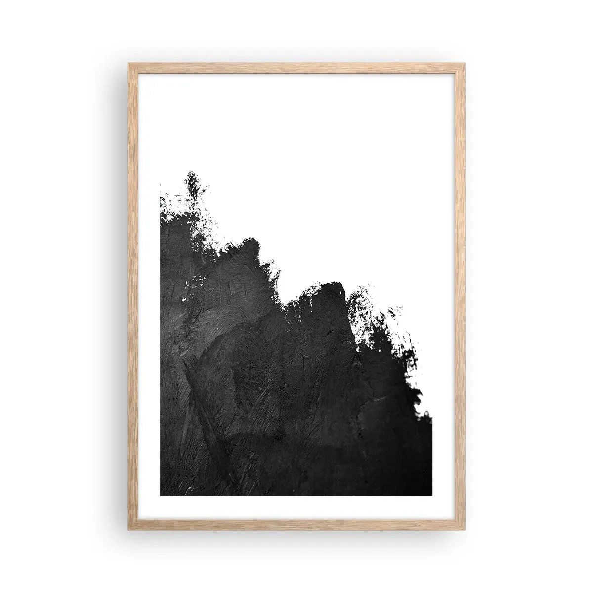 Affisch i ram av ljusek - Element: jord - 50x70 cm