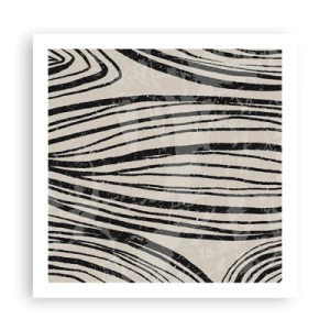 Affisch - Stänk av linjer - 60x60 cm