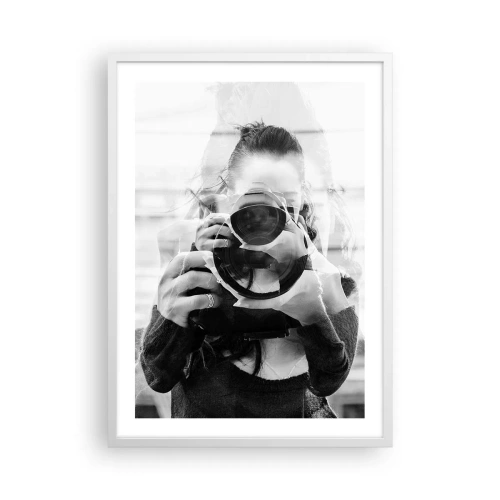 Affisch i vit ram - Skapare och material - 50x70 cm