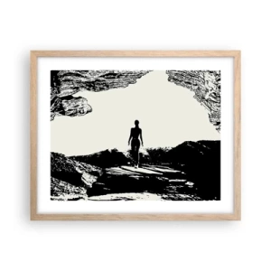 Affisch i ram av ljusek - En ny blick - 50x40 cm