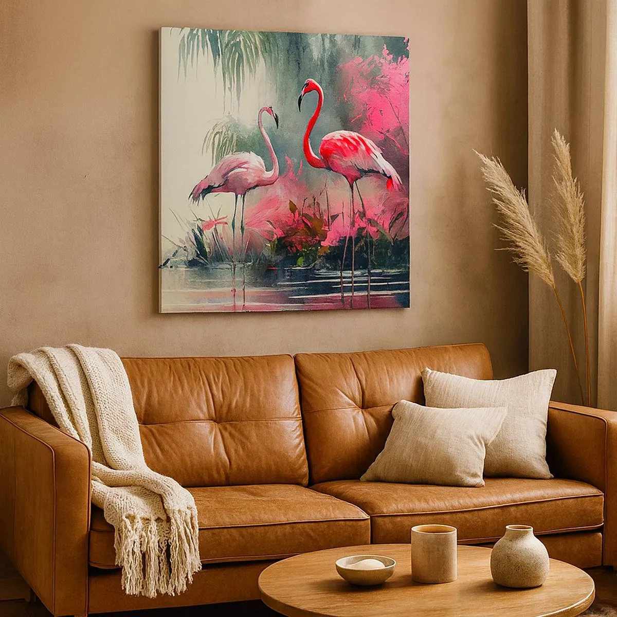 Canvastavla - Bild på duk - En lektion i naturlig charm - 30x30 cm