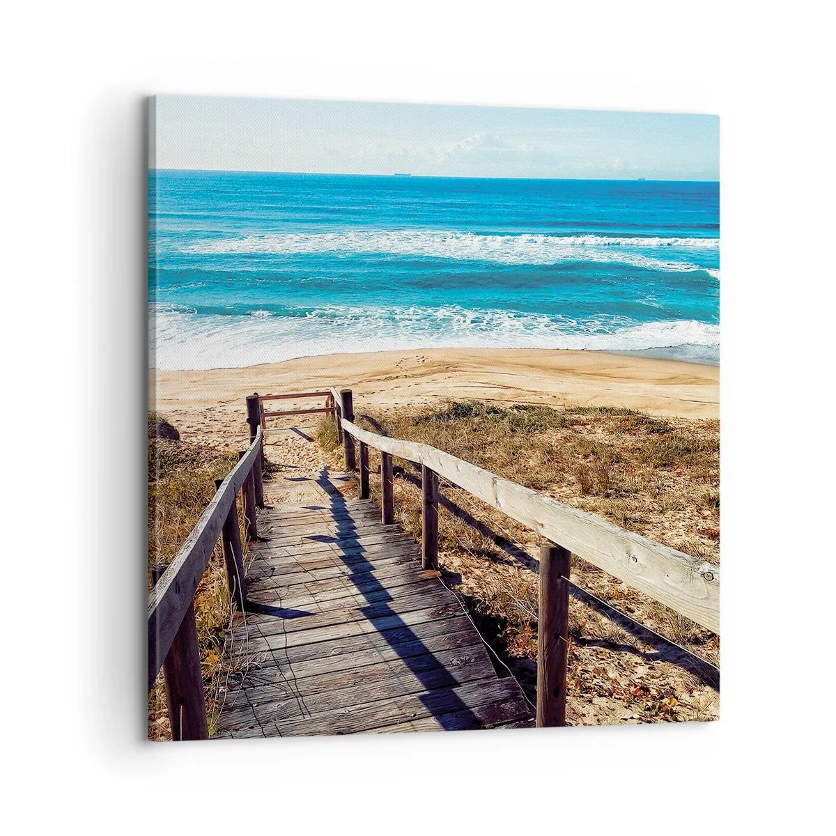 Canvastavla - Bild på duk - Spring! - 60x60 cm