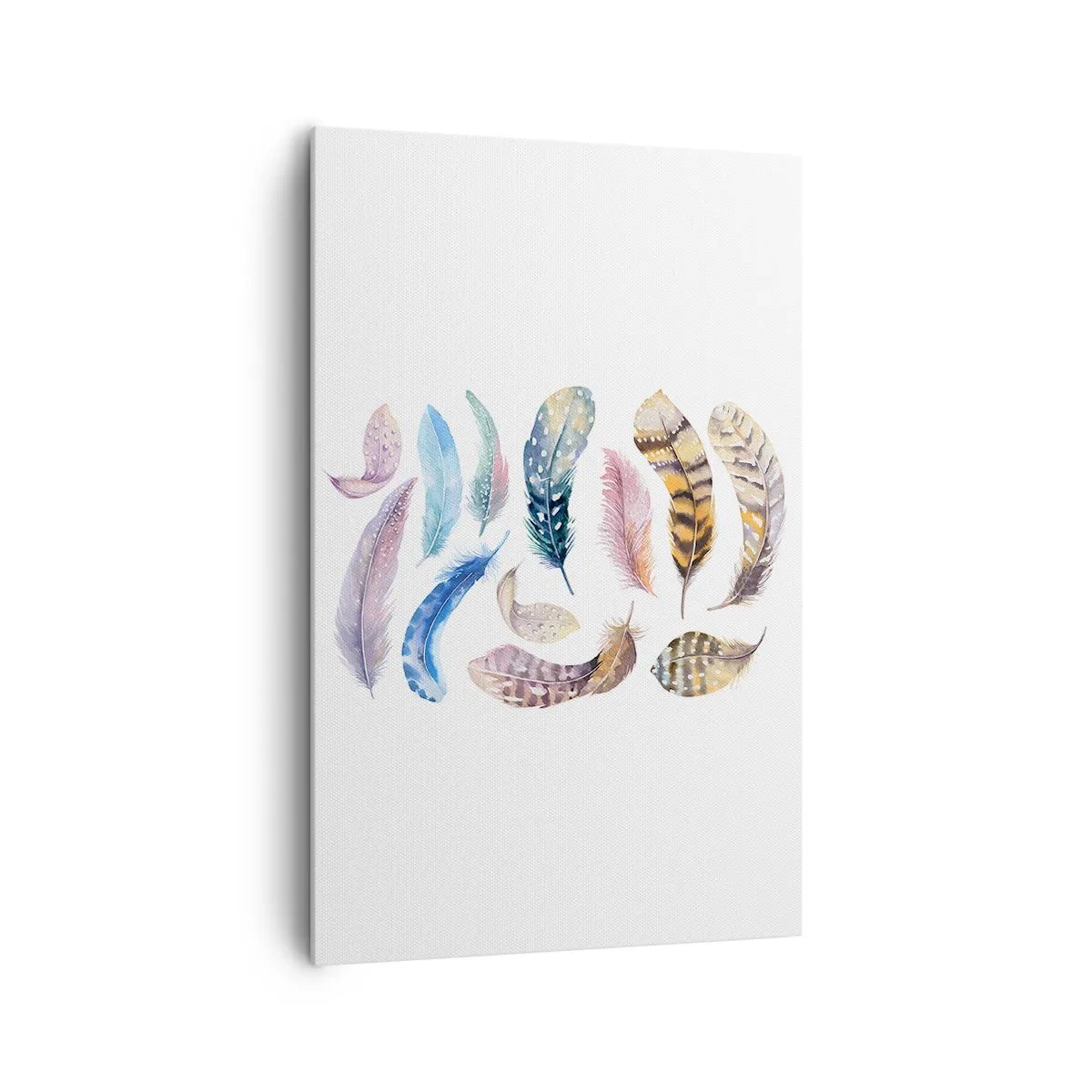 Canvastavla - Bild på duk - Lätta, färgglada och färgrika - 80x120 cm