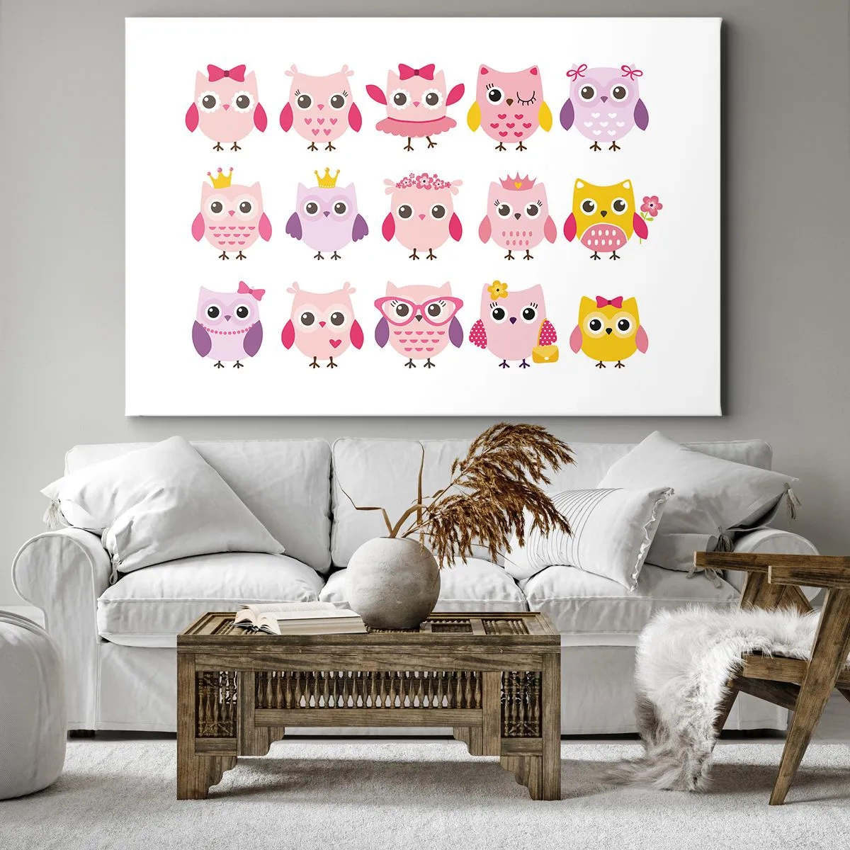 Canvastavla - Bild på duk - Den ena sötare än den andra - 120x80 cm