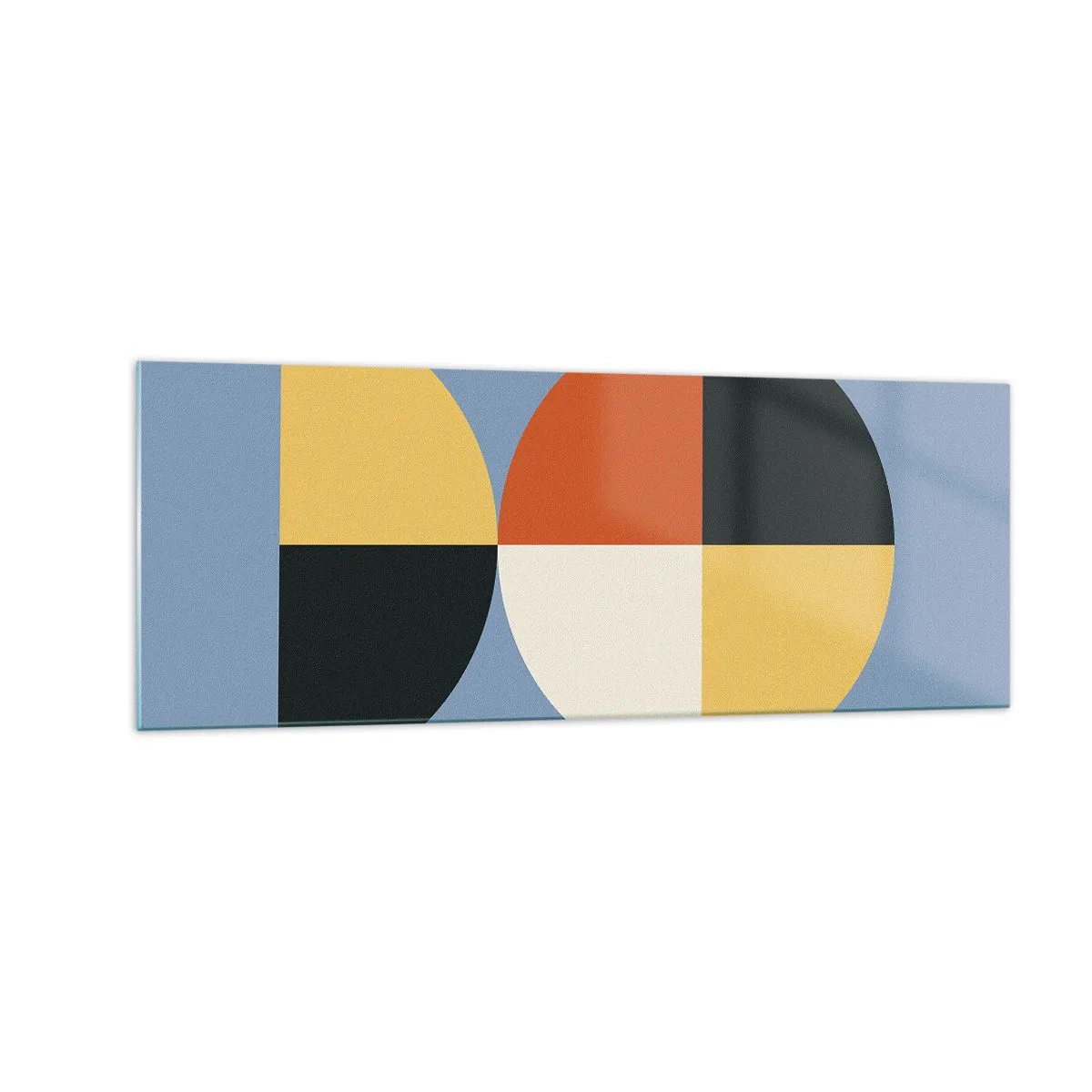 Glastavla - Bild på glas - Titta och räkna - 140x50 cm