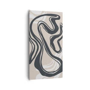 Canvastavla - Bild på duk - Mångfaldigt uttryck - 65x120 cm