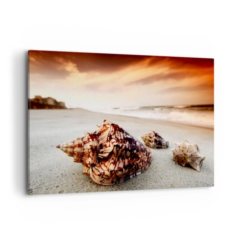 Canvastavla - Bild på duk - Vågböjare - 100x70 cm