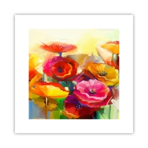 Affisch - Inte bara rött - 30x30 cm