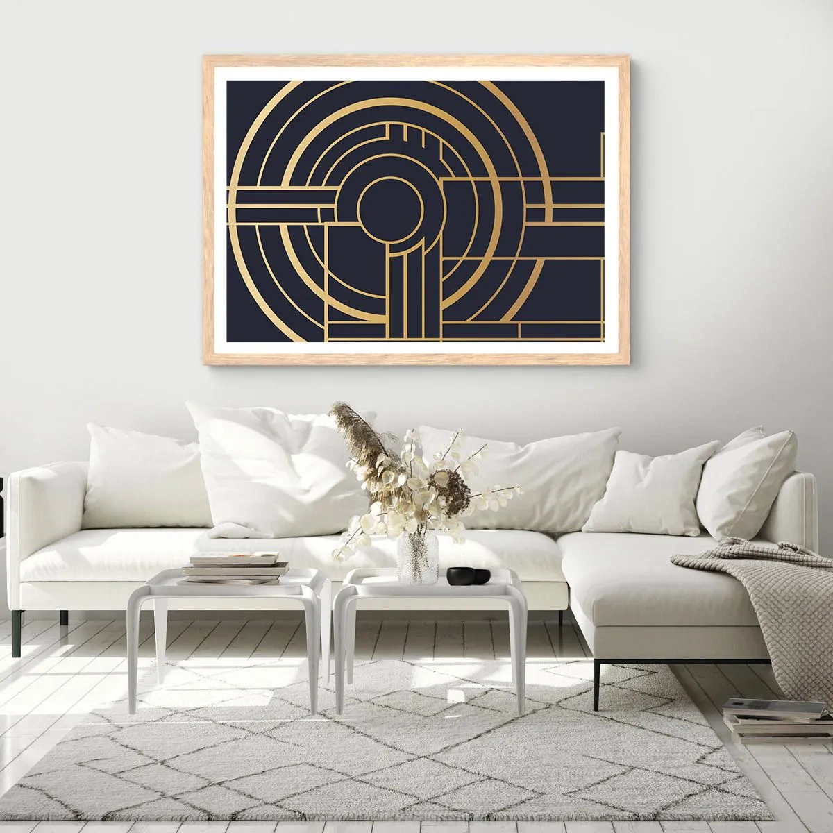 Affisch i ram av ljusek - Sakernas gång - 40x30 cm