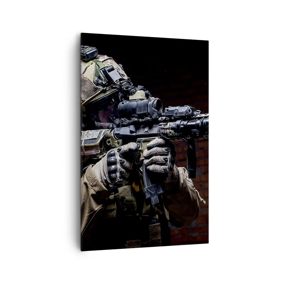 Canvastavla - Bild på duk - Dödligt effektiv - 80x120 cm