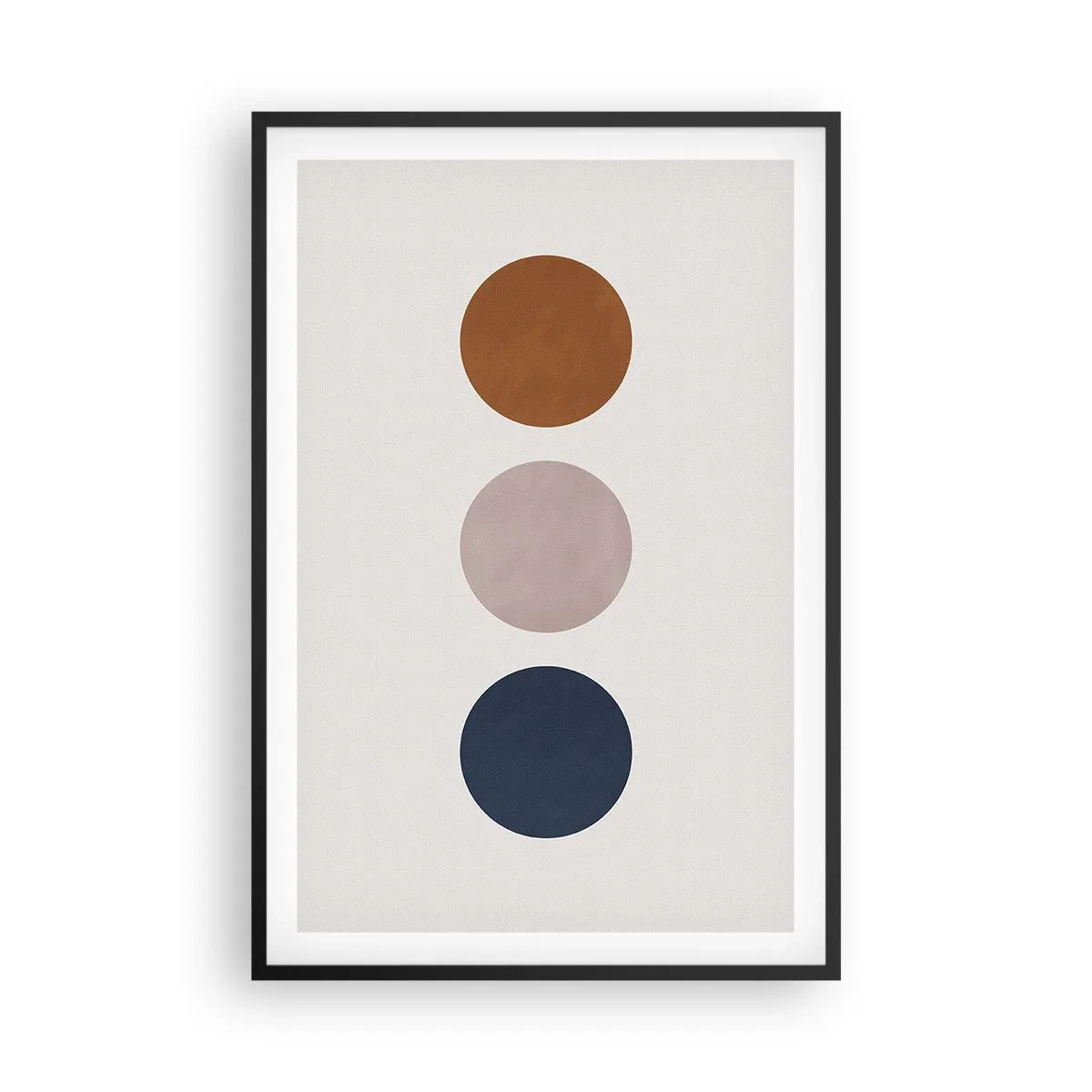 Affisch i svart ram - Perfektionens symbol - 61x91 cm