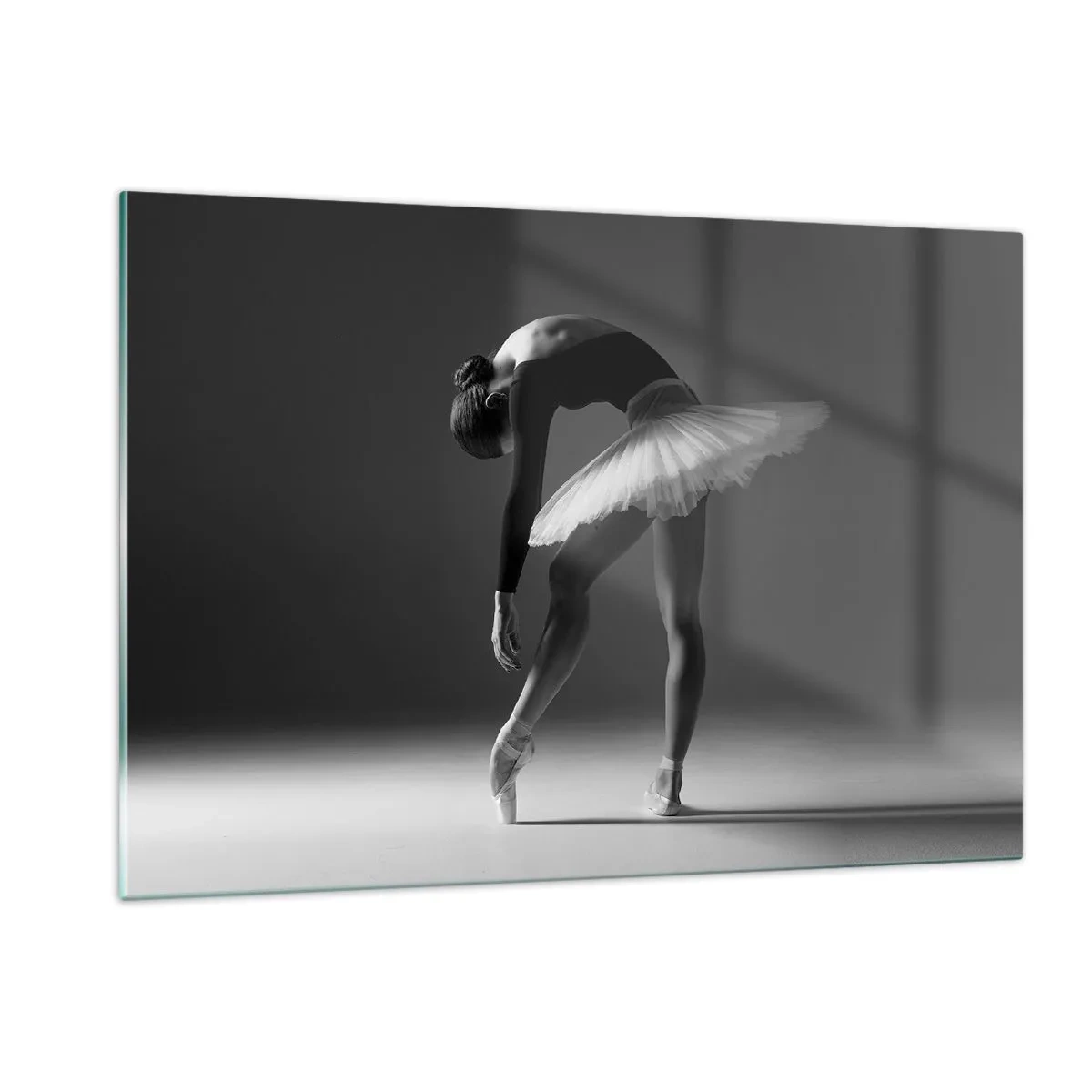 Glastavla - Bild på glas - Bella ballerina - 120x80 cm