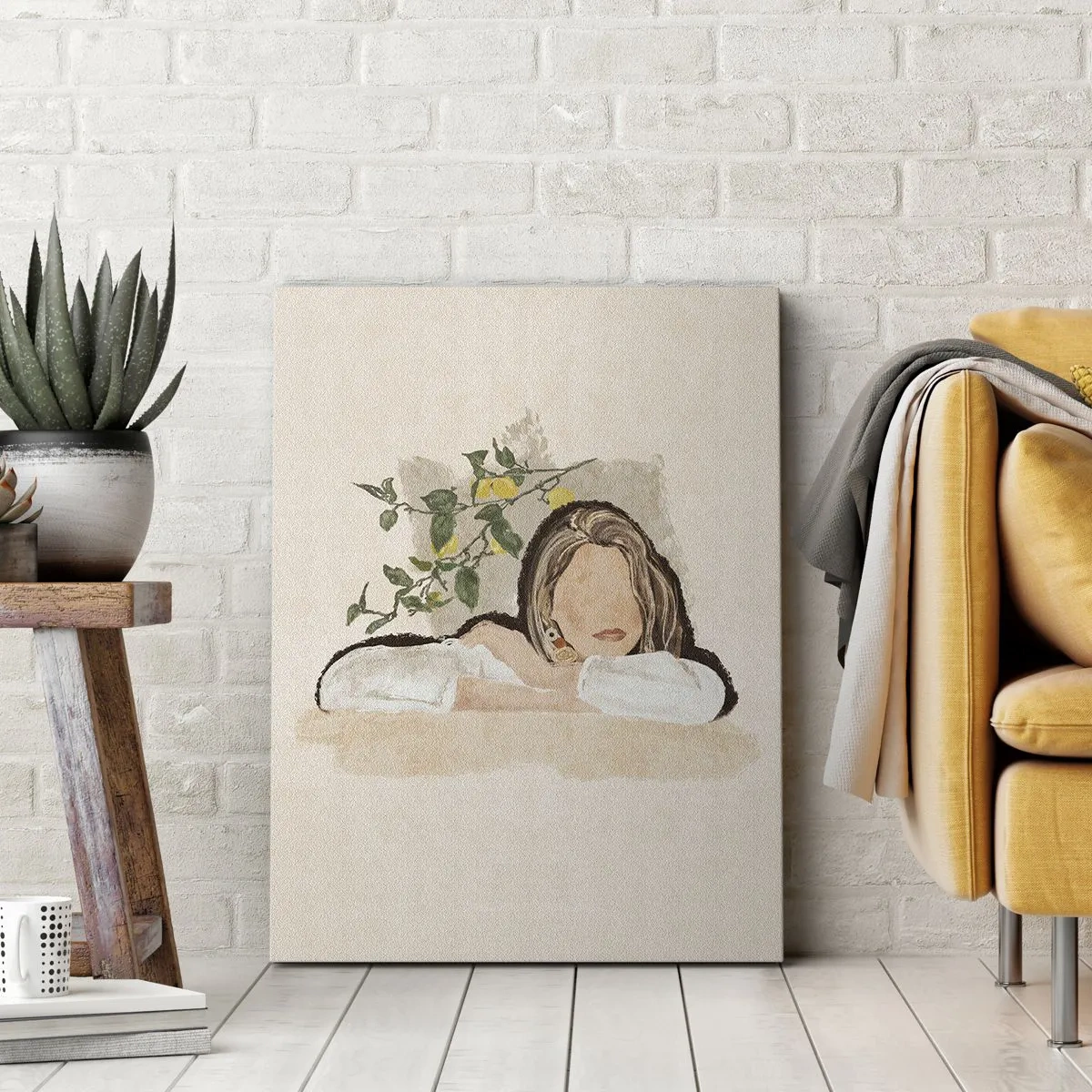 Canvastavla - Bild på duk - Sydlig skönhet - 55x100 cm