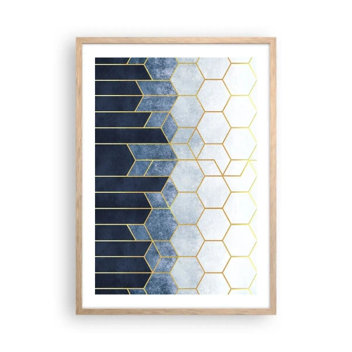 Affisch i ram av ljusek - Komposition i synkoprytm - 50x70 cm